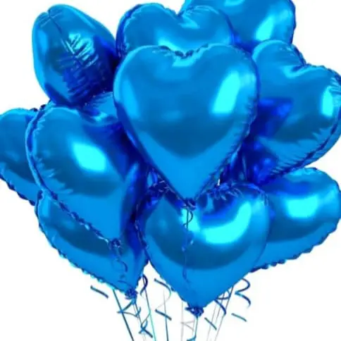 Globos metálicos de corazón de 18" — imagen 2