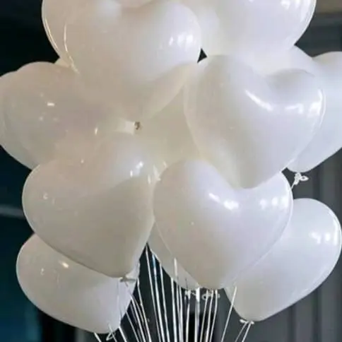 Globos de látex en forma de corazón's photo #4