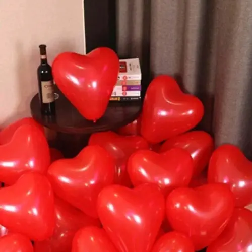 Globos de látex en forma de corazón's photo #1