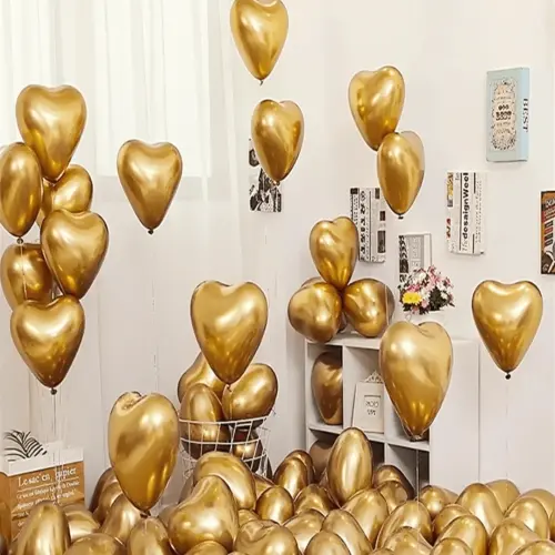Globos de látex en forma de corazón's photo #2