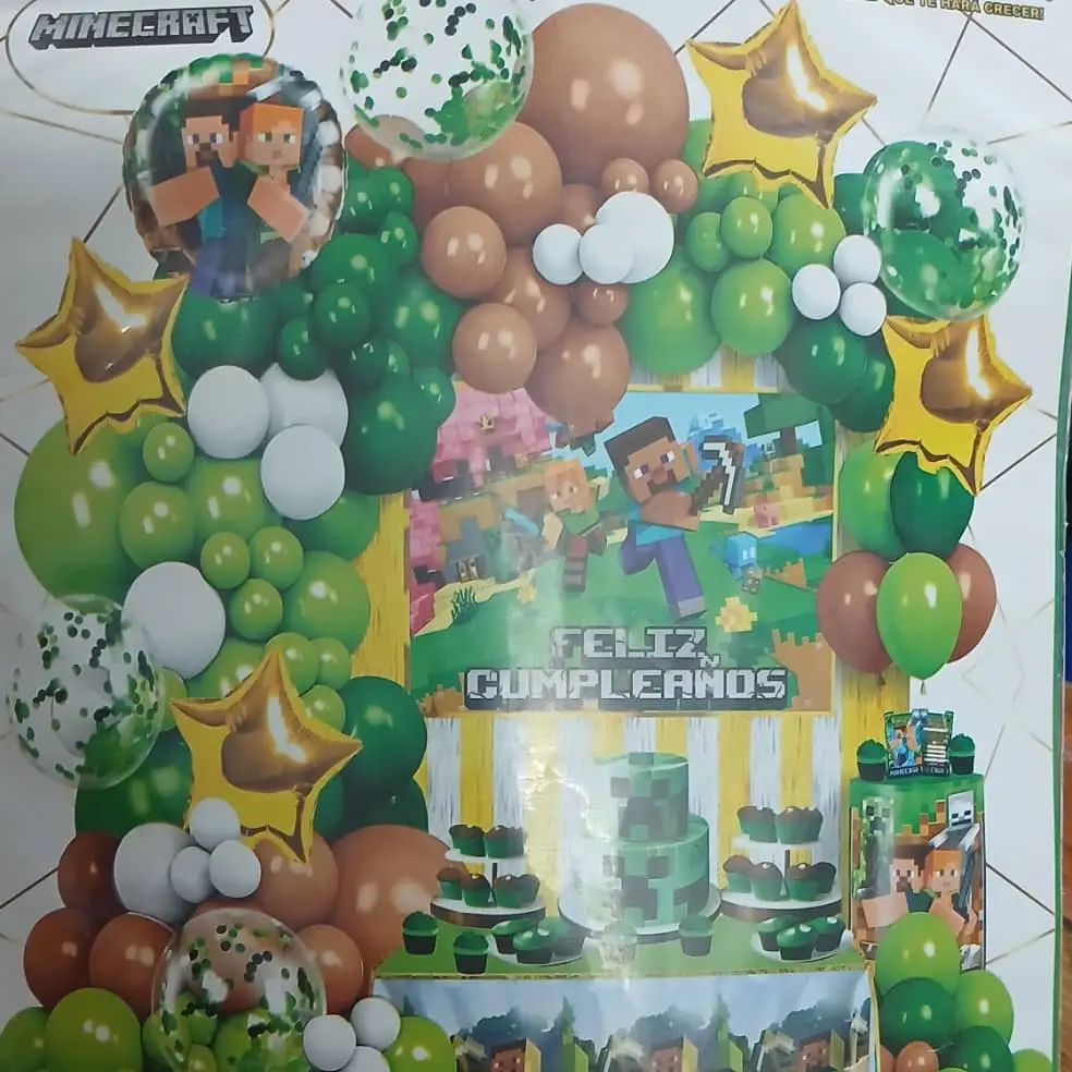 Set temático Minecraft — imagen 1