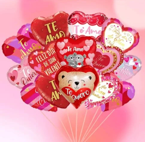 Globos de corazón de 10" con frases's foto | Decoraciones VALENTINA'S 💘💝 |  BizneCubano