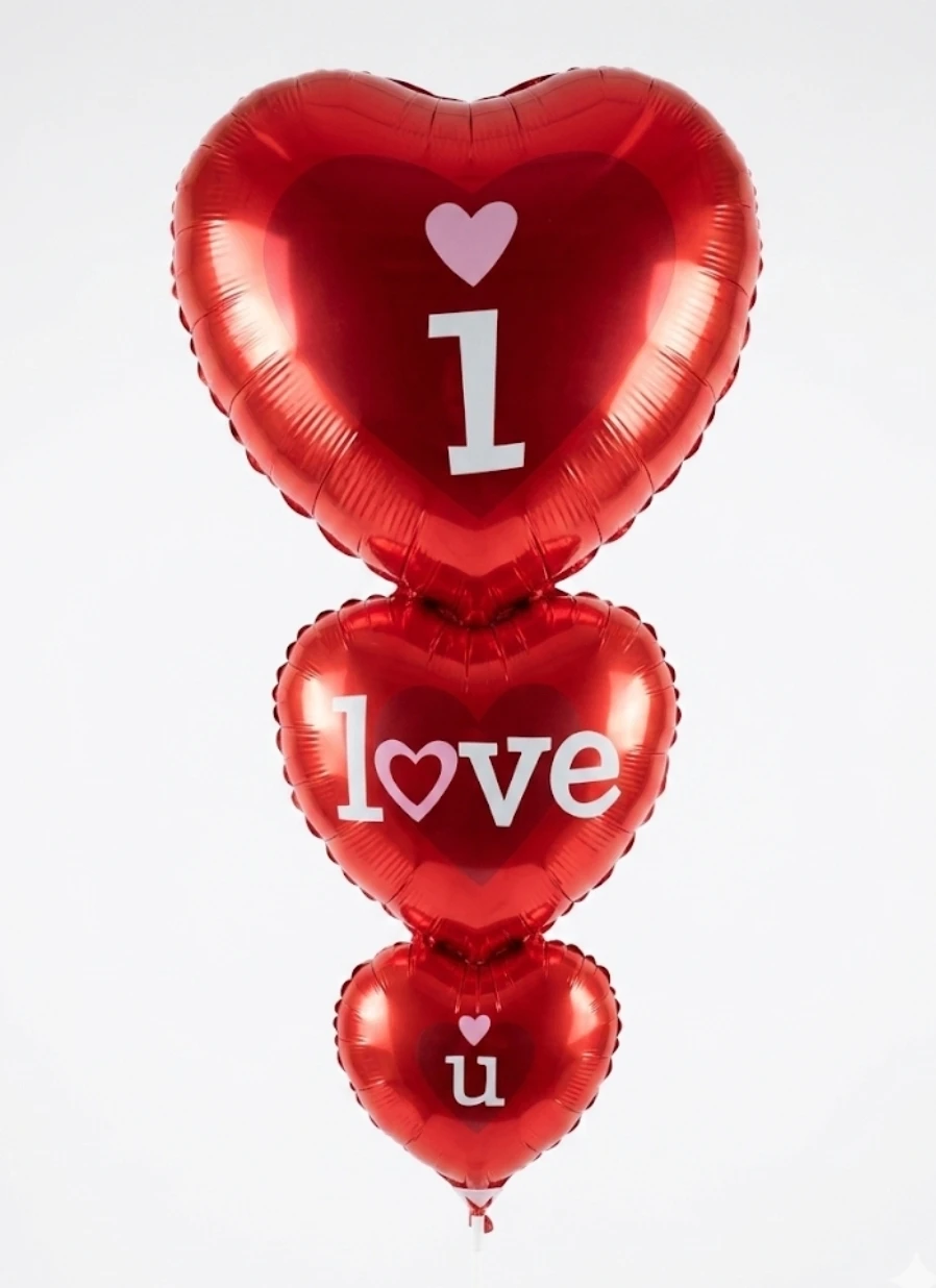 Globos de 3 corazones's foto | Decoraciones VALENTINA'S 💘💝 |  BizneCubano