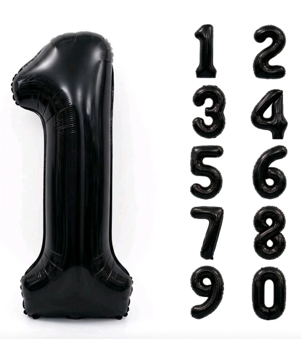 #'s de 32" negro's foto | Decoraciones VALENTINA'S 💘💝 |  BizneCubano