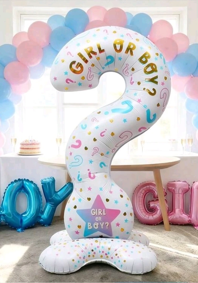 Globo de interrogante con pedestal's foto | Decoraciones VALENTINA'S 💘💝 |  BizneCubano
