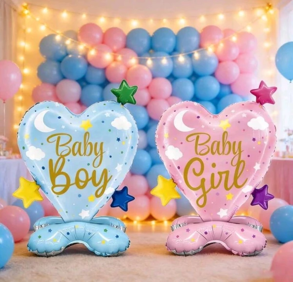 Set de globos de corazón para Baby Shower's foto | Decoraciones VALENTINA'S 💘💝 |  BizneCubano
