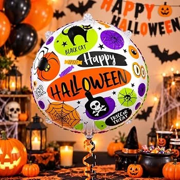 Globos temática Halloween 🎃 de 18"'s foto | Decoraciones VALENTINA'S 💘💝 |  BizneCubano