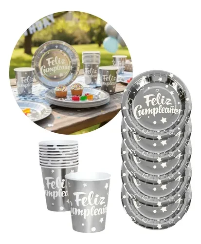 Juego de platos y vasos desechables's foto | Decoraciones VALENTINA'S 💘💝 |  BizneCubano