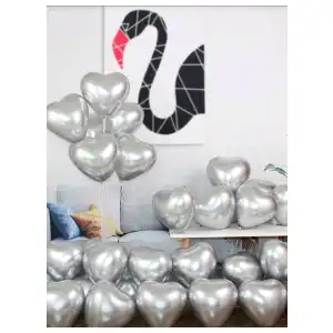 Globos de látex en forma de corazón miniatura 4