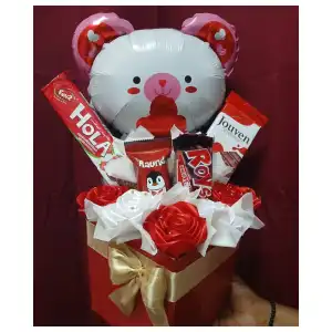 Cajas de chuches y flores miniatura 1