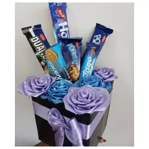 Cajas de chuches y flores miniatura 2