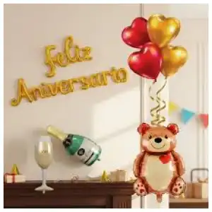 Cartel "Feliz Aniversario " miniatura 1