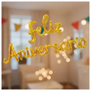 Cartel "Feliz Aniversario " miniatura 2