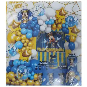Set temático Mickey azul miniatura 1